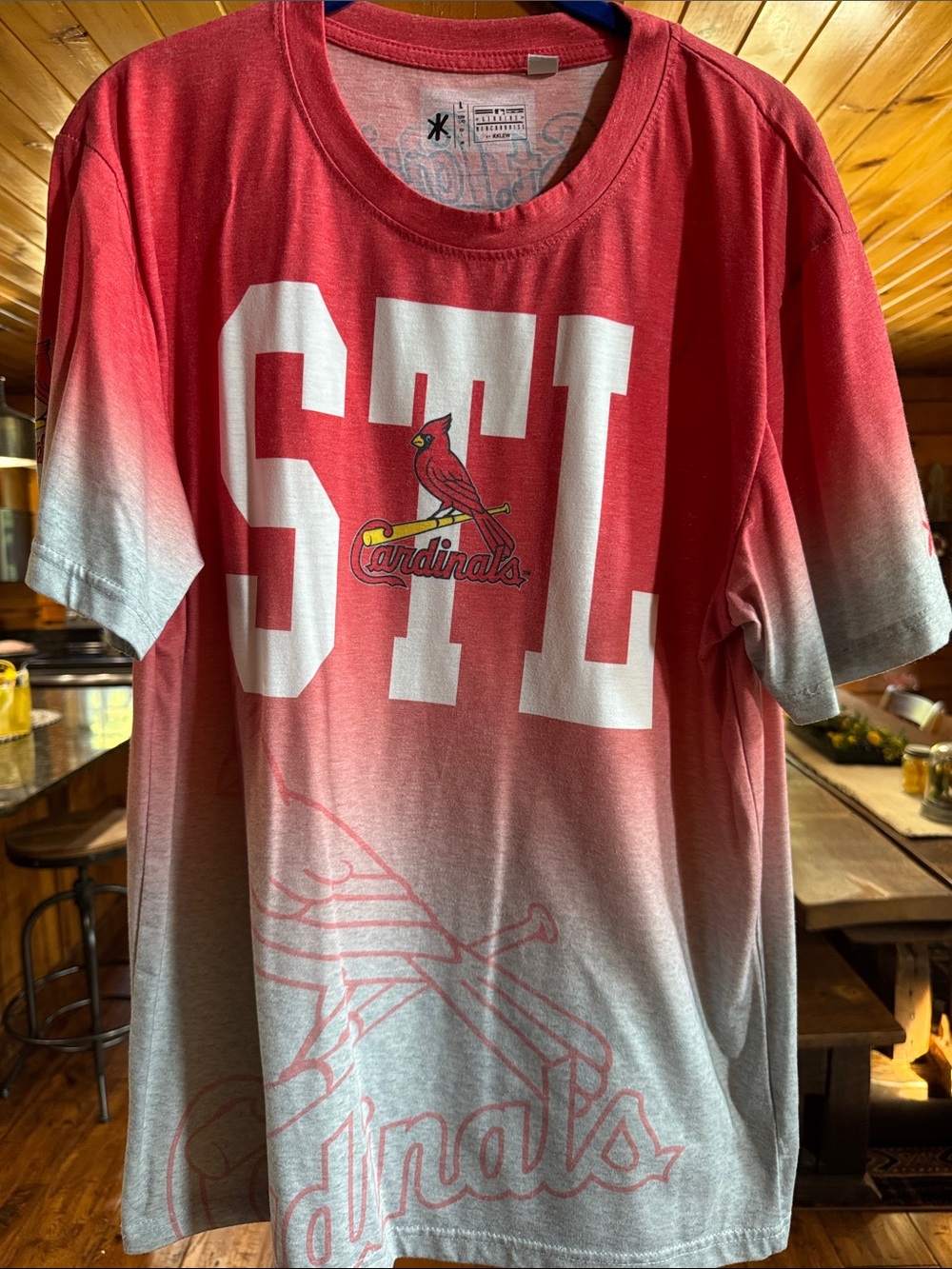 St. Louis Cardinals Red Ombre Short-Sleeve Tee